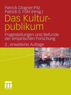 cover image of Das Kulturpublikum